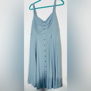 Blue maxi dress